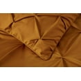 thumbnail image 5 of Chezmoi Collection Sydney 7-Piece Pinch Pleat Comforter Set, Lightweight Pintuck Bedding for All Season, California King, Spice, 5 of 9