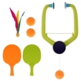 thumbnail image 3 of Tenis de mesa colgante para interiores, portátil, mejora la coordinación mano-ojo, autoentrenamiento 3 bolas Zulema entrenador de tenis, 3 of 8