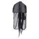 thumbnail image 2 of Gorra de quimio Zulema Gorra de cola larga turbante musulmán negro, 2 of 8