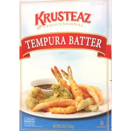 Krusteaz Professional Tempura Batter Mix, Light & Crispy Coating, 5 lb Bag