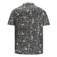 thumbnail image 4 of ameIAEA Men's Summer Short Sleeve Casual 3 Button T-Shirts Basic Golf Work Tees Tops with Pocket, 4 of 5