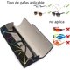 thumbnail image 2 of Deslumbrante estuche para gafas de celosía blanca, estuche protector portátil para gafas, estuche rígido para gafas de moda, unisex..., 2 of 5
