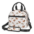 thumbnail image 1 of Disketp Rabbit And Squirrel Lonchera Térmica para Mujer y Hombre, Bolsa de Almuerzo Reutilizable e Impermeable para Trabajo, Viajes y Picnic, 1 of 7