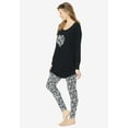 thumbnail image 3 of Dreams & Co. Plus Size 2-Piece Pj Legging Set, 3 of 6