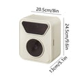 thumbnail image 3 of TIMIFIS Toilet Paper Holder Toilet Tissue Box Wall Mounted Paper Drawer Bathroom Toilet Non Perforated Waterproof Roll Paper Tube Storage Rack Universal Storage, 3 of 6