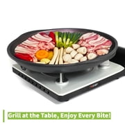 TeChef - Stovetop Indoor Korean BBQ Nonstick Grill Pan, KBBQ Grill Pan, PFOA-Free, Dishwasher Oven Safe, Made in Korea