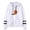 White, variant on Socksfor1 Pocketless Hoodie Casual Fashion Sweatshirt Unique Longsleeve Pullover