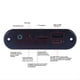 thumbnail image 4 of Placa Decodificadora de MP3 DIY de 6 W, Amplificador de 5 V y 2 X 3 W, Bluetooth 5.0, Reproductor de MP3, Módulo de Radio FM para Coche, TF, AUX, WMA, WAV, FLAC, APE., 4 of 5