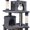 Dark Gray, variant on AOUIUY 62.5inches Cat Tree Cat Tower Cat Condo with Platform & Hammock, Scratching Posts for Kittens Pet Play House with Plush Perch for Indoor Activity Relaxing, Pink