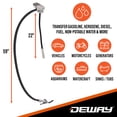 thumbnail image 2 of Bomba de transferencia de combustible DEWAY automática con boquilla manual y batería AA, 2 of 8