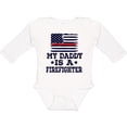 thumbnail image 3 of Inktastic Fireman Daddy is a Firefighter Boys or Girls Long Sleeve Baby Bodysuit, 3 of 5