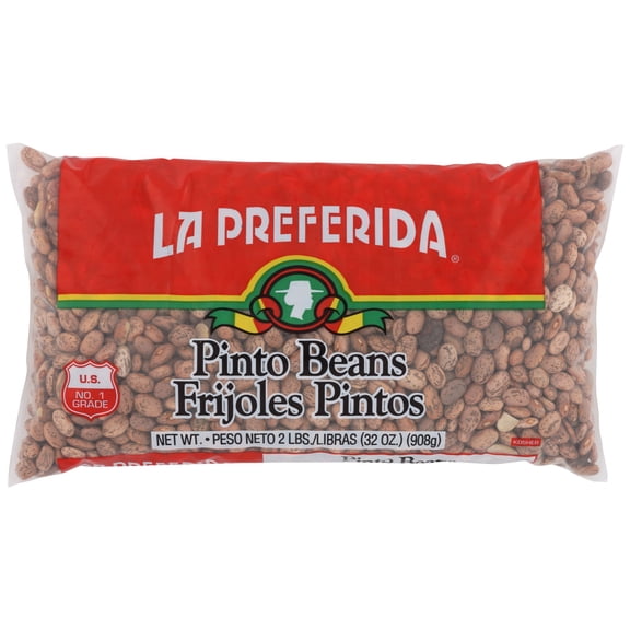 Pack of 12, La Preferida Dried Pinto Beans, 2 lb