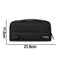 thumbnail image 2 of Estuche para pluma estilográfica gris, bolsa impermeable para exhibir portaplumas de lona Zhivalor  CPB-US-XD04-1, 2 of 5