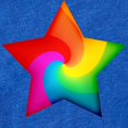 thumbnail image 2 of CafePress - Star Rainbow Swirl - Cute Infant Baby Football Bodysuit, 2 of 3