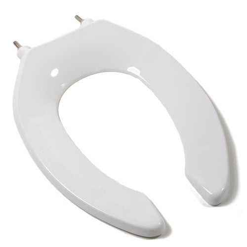 Comfort Seats Commercial Quality Open Front Elongated Toilet Seat
