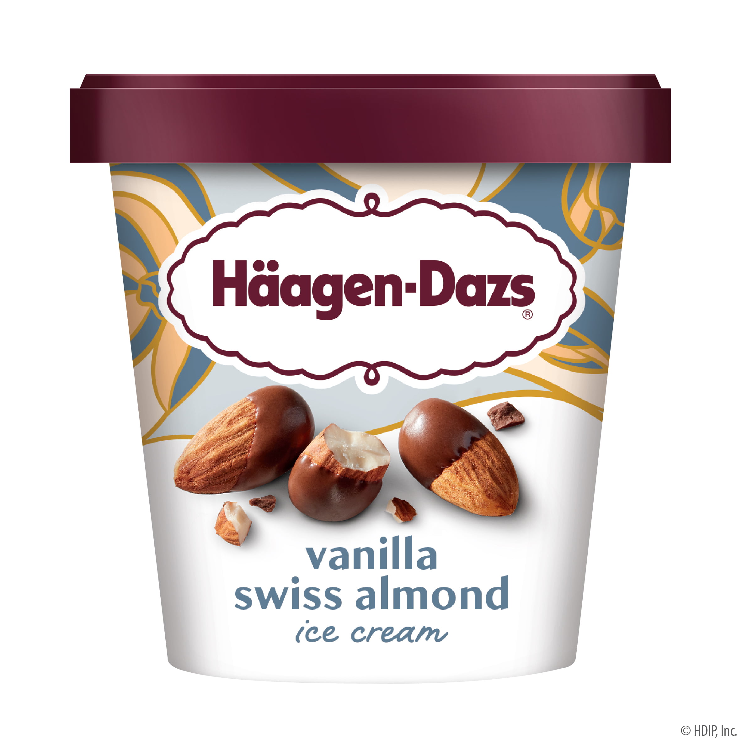 Haagen-Dazs Vanilla Swiss Almond Ice Cream, 14 oz