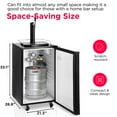 thumbnail image 2 of Frigidaire 6.1 Cubic Foot Kegerator Beer Bar, Stainless Steel, 4 ft, Commercial, Refrigerators, 2 of 10