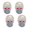 thumbnail image 2 of Luminous Tire Valve Caps for Car and Motorcycle, Fluorescent Skull Wheel Cover Dustproof Nozzle Caps, Night Driving Decoration and Tire Protection Accessories 4PCS, 2 of 2
