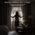 thumbnail image 6 of NICETOWN 100% Blackout Linen Textured Curtains, 52" x 84", 2 Panel Set, Thermal Insulated Room Darkening Window Drapes for Bedroom and Living Room, Beige, 6 of 9