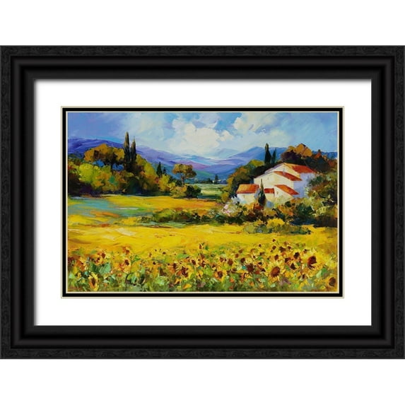 Bond 14x11 Black Ornate Wood Framed with Double Matting Museum Art Print Titled - La Belle de Jour