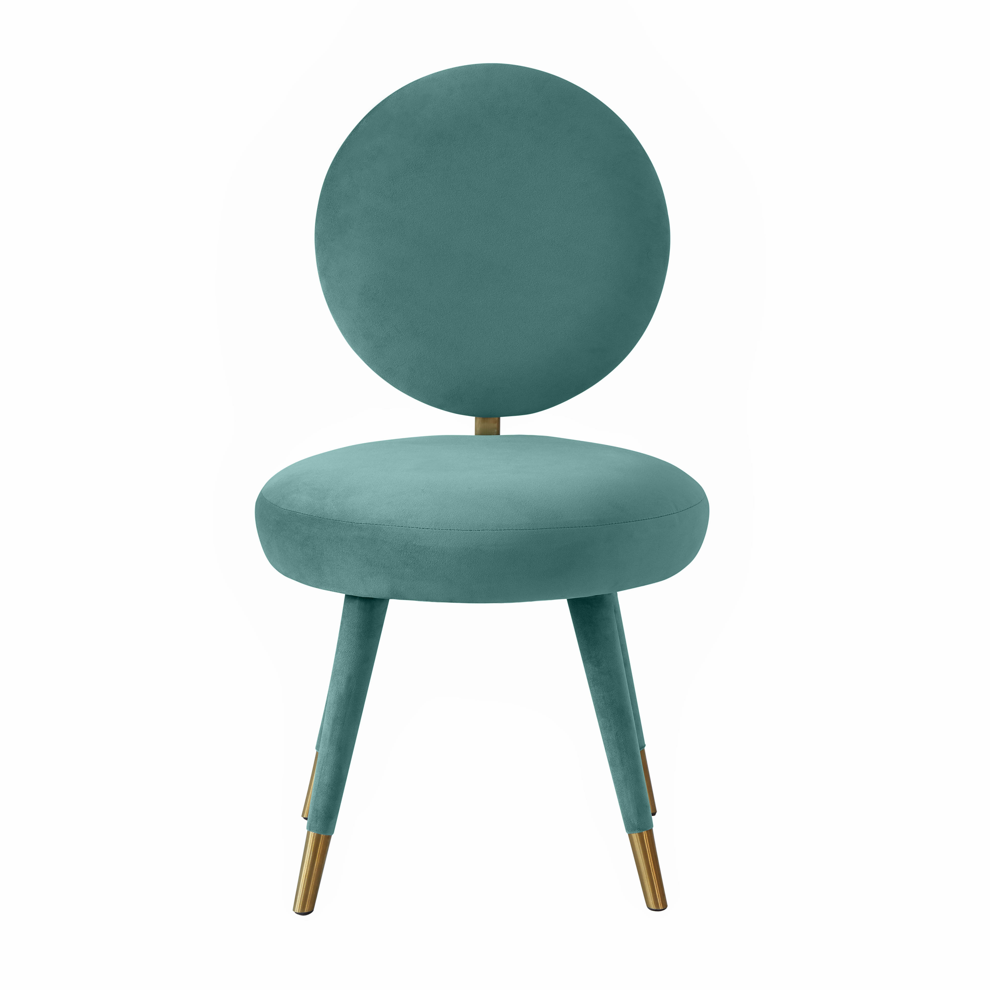 TOV Furniture Kylie Sea Blue Velvet Dining Chair - image 2 of 5