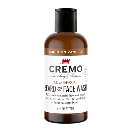 Cremo 2 in1 Beard & Face Wash Bourbon Vanilla 6oz