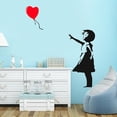 thumbnail image 3 of PEGATINA DE VINILO PARA PARED CON GLOBO DE CORAZÓN 56X29 cm, 3 of 5