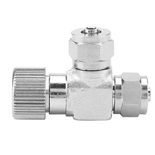Yosoo Aquarium System CO2 Regulator Needle Check Valve Bubble Counter Fish Tank Accessory, Needle Valve Stainless, Aquarium Bubble Counter