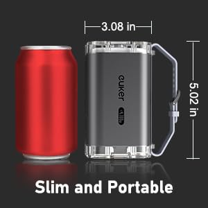 TROPOW 40000mA Power Bank 100W Laptop Portable Charger 4 Ports, with LED Lights and See-Through IPS Screen, Power Station Battery Pack for iPhone 14/13 Series, Samsung, MacBook, Dell, ipad,etc