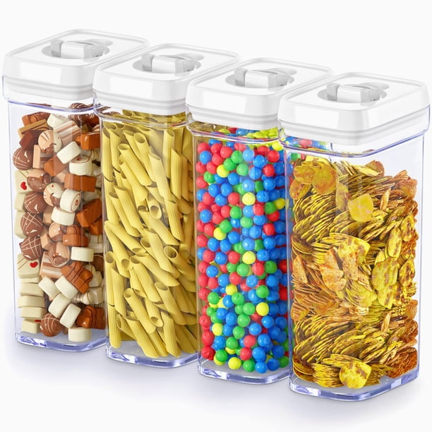 Contenedores de almacenamiento de alimentos DWËLLZA KITCHEN, juego de 4 piezas