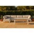 thumbnail image 2 of Meridian Furniture Nizuc Sectionnel Modulaire de Patio Extérieur Blanc, 2 of 12