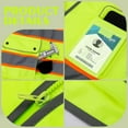 thumbnail image 6 of IXCE Upgraded Safety Vest,with More Wear-resistant、Breathable Fabric,Saturated Fluorescence for Higher Visibility,with Pockets,Suitable for Emergency Situations,Construction and Other Situations, 6 of 7