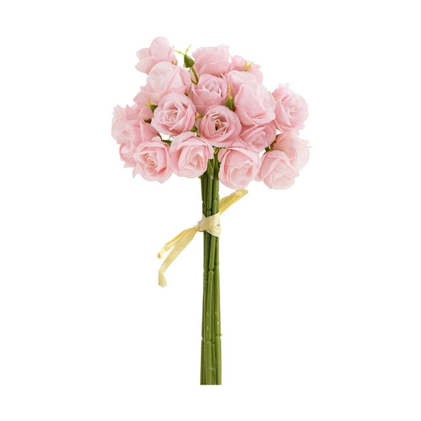 Decoraciones para San Valentín, adornos para San Valentín, regalos para San Valentín, ramo de 27 rosas azules aplastadas, regalo para San Valentín, ramo de flores artificiales para boda, rosas falsas,