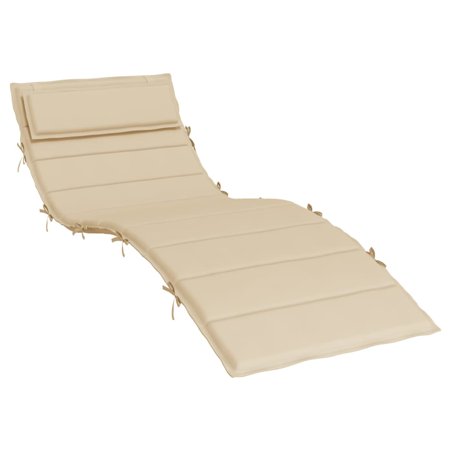 Anself Sun Lounger Cushion Beige 70.9"x23.6"x1.2" Oxford Fabric