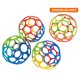 thumbnail image 3 of Sonajeros grandes de Color aleatorio, bola para el desarrollo de la inteligencia del bebé, campana de mano para agarrar, juguetes con agujeros para morder divertidos, juguete infantil, 3 of 5