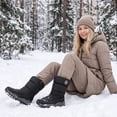 thumbnail image 2 of Ablanczoom Snow Boots Womens: Warm Faux Fur Non-Slip Winter Hiking Boots for Woman Shoes, 2 of 8