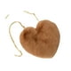 thumbnail image 2 of Bolso de mano con forma de corazón, informal, novedoso, suave, con cadena, para mujer, para citas al aire libre Caqui oscuro, 2 of 9