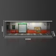 thumbnail image 4 of Milaget 1/64 Model Car Display Case Diorama for Collectible Gift Tabletop Decoration Style C, 4 of 6