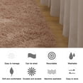 thumbnail image 4 of Alfombra de terciopelo Dormitorio niña sala de estar alfombra suave y esponjosa alfombra antideslizante, 4 of 5
