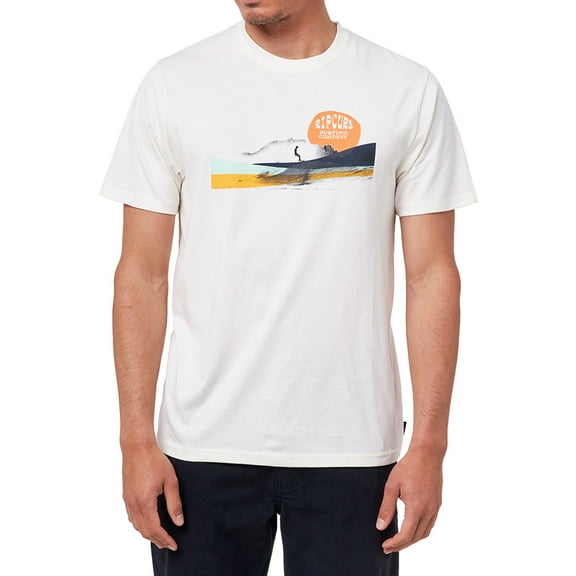 Down The Line Stripe Short Sleeve T-Shirt [Bone]