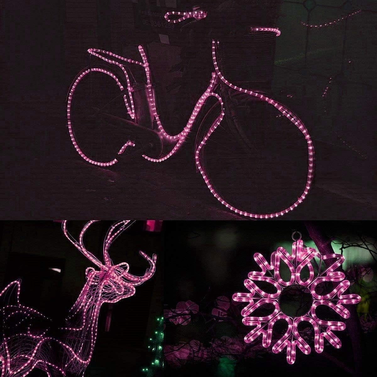 Solar Rope Lights, 1000 LEDs 334ft Waterproof Outdoor String Lights with 8 Modes, Fence, Path, Tree, Wedding & Party Decoration