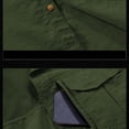 thumbnail image 5 of Vmvidoty Men's Tactical Dress Shirt - Short Sleeve Army Green 3XL, 5 of 6