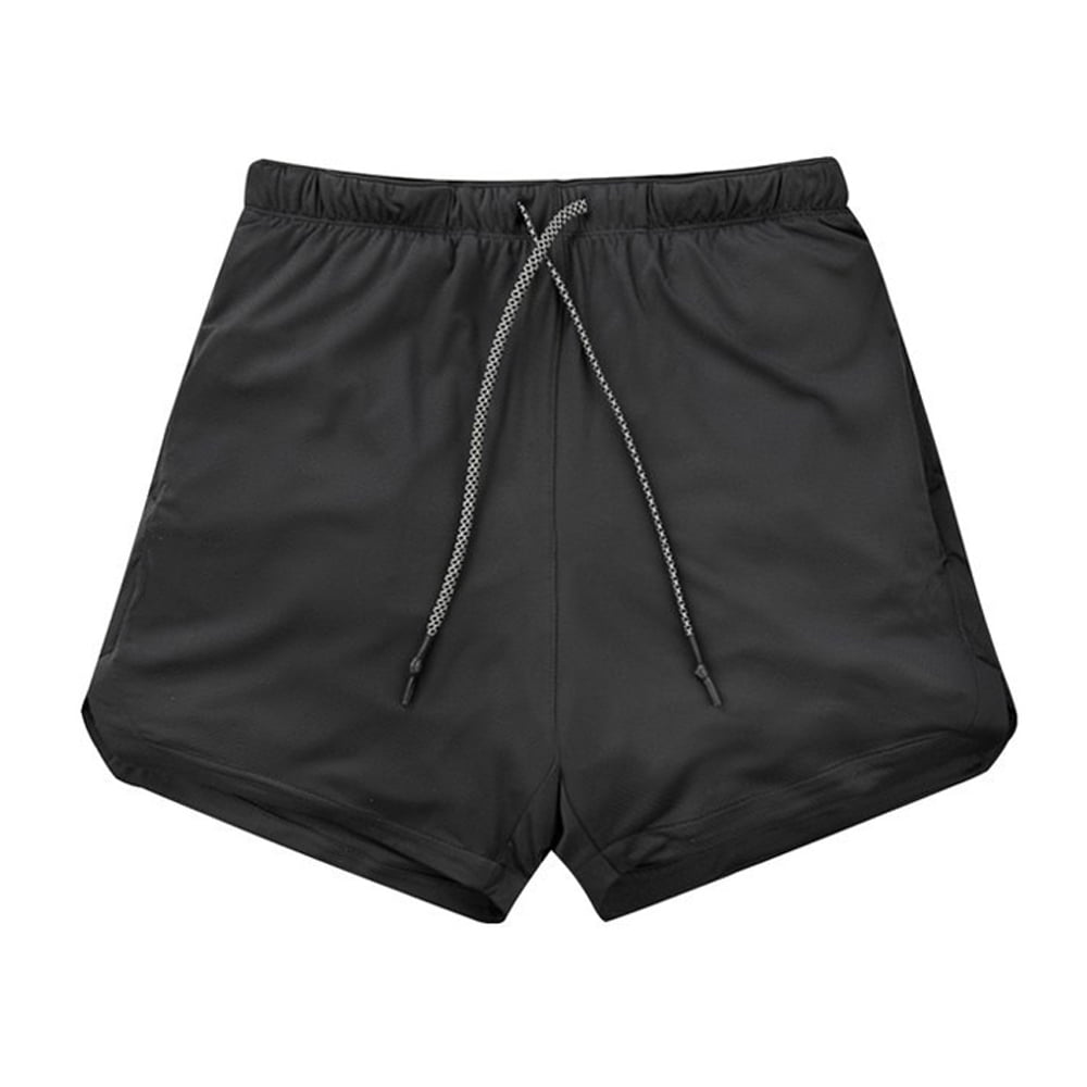Time To Run Mens Pace Running/Gym/Training/Workout/Jogging Short With Zipped Side Pockets And Quick Dry Inner Liner