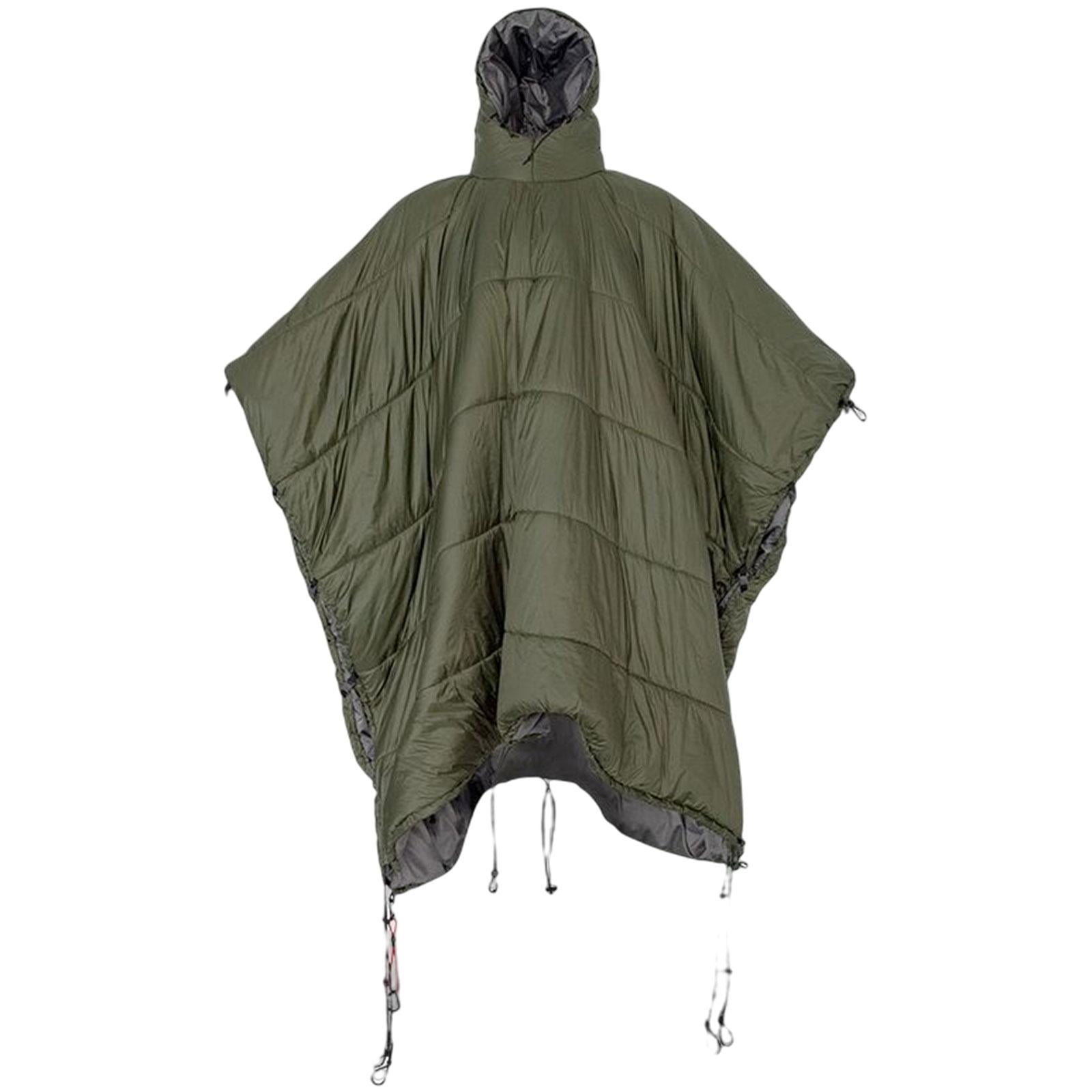 Axioma Portable Sleeping Bag Cloak Hooded Blanket Hammock Quilt Coat Poncho Lightweight
