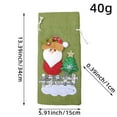 thumbnail image 1 of Huanglei Wine Bottle Santa Sack Cover Holiday Party Wrap, 1 of 1