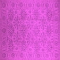 thumbnail image 1 of Ahgly Company Indoor Square Oriental Pink Industrial Area Rugs, 4' Square, 1 of 4