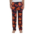 thumbnail image 3 of Superman S-Shield All-Over Print Men's Sleep Pajama Pants-Medium, 3 of 7