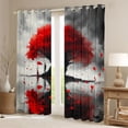 thumbnail image 2 of Manfei Romantic Red Tree Boy Girl Black Out Curtains,Happy Valentine's Day Curtains Pack of 2 (42x63 Each),Sweet Lover Couple Bedroom Curtains,Super Cozy Room Decor, 2 of 6