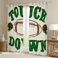 thumbnail image 2 of Manfei Touchdown Ball Gaming Black Out Curtains,Rugby Sport Theme Curtains Pack of 2 (42x63 Each),Boys Rugby Game Lovers Bedroom Curtains For Kids,Breathable Home Decor, 2 of 6