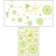 thumbnail image 1 of Flower Wall Sticker Creative Adhesive Letter Flower Wall Decal Wall Art Sticker, 1 of 10